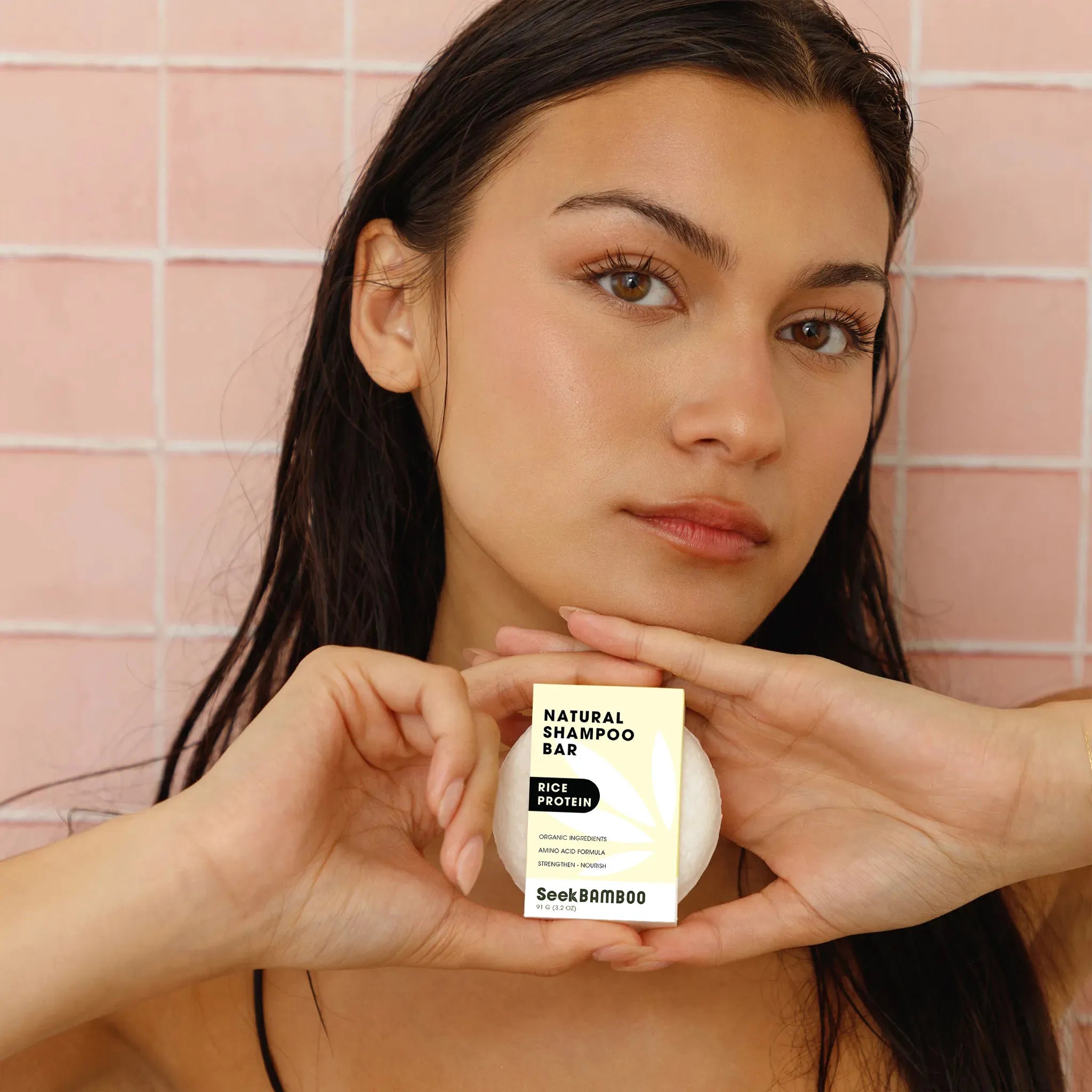 Rice Water Shampoo Bar By Seek Bamboo