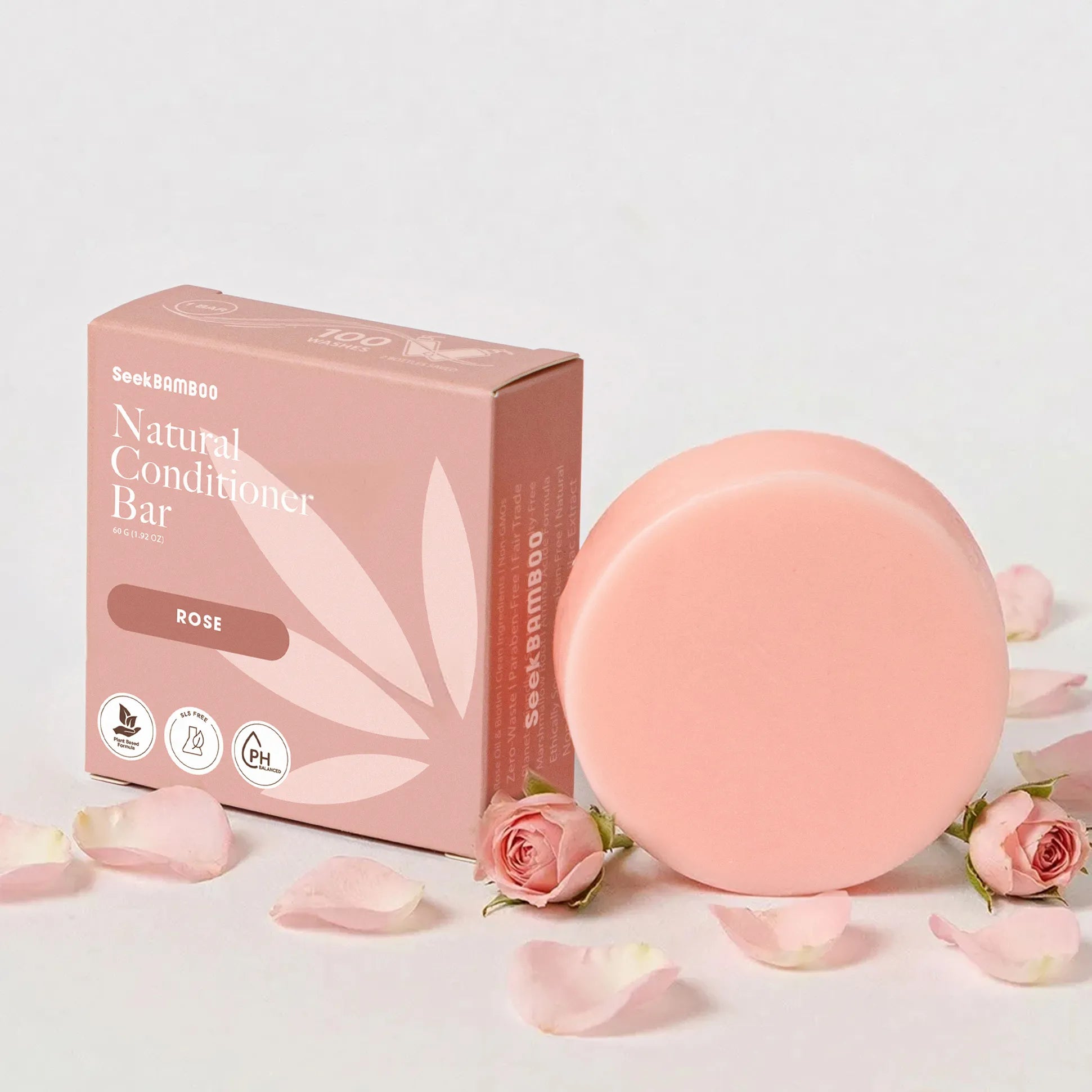 rose hair conditioner​ bar product image