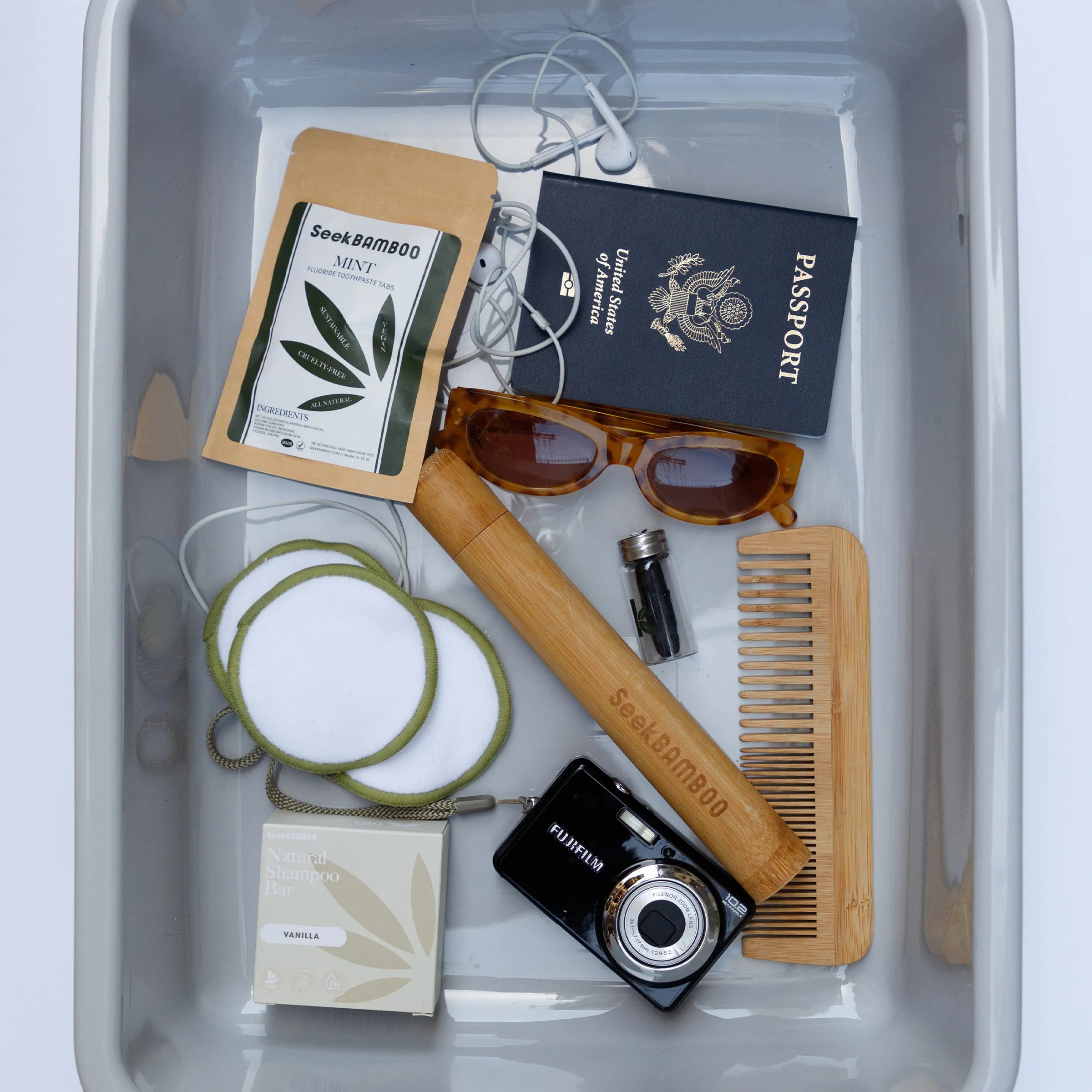 Bamboo Travel Case