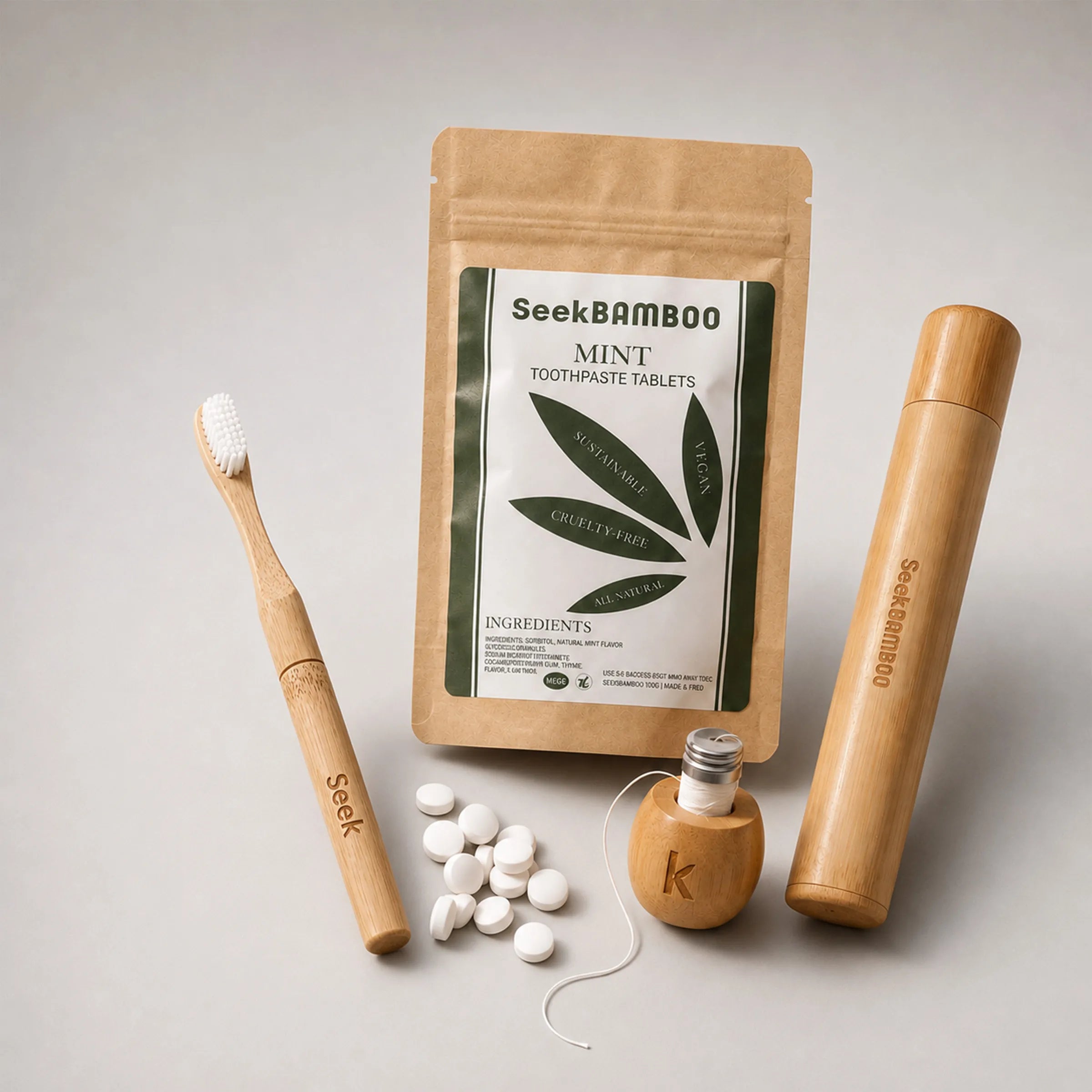 Seek Bamboo Mint Dental Kit
