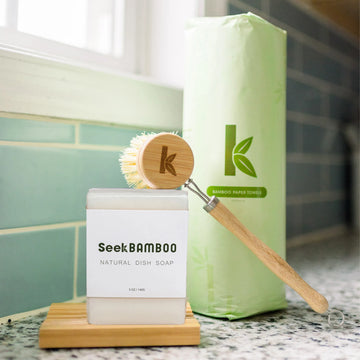 Zero Waste Dishwashing Kit | All-Natural Cleaning by Seek Bamboo