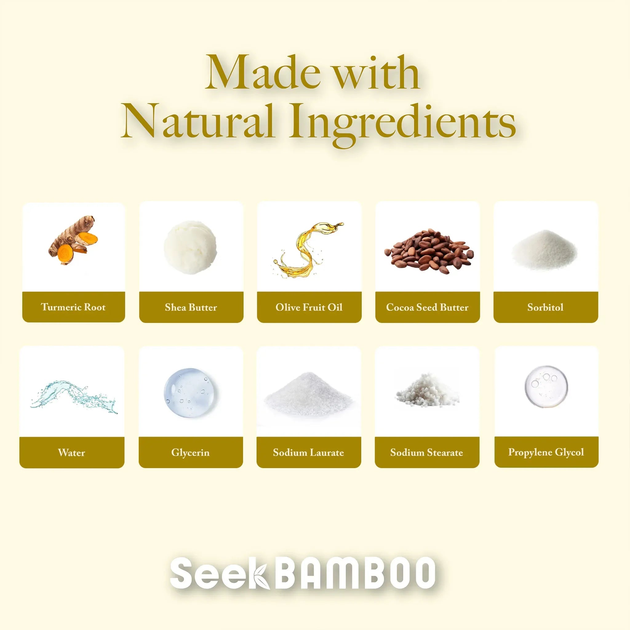 Turmeric Soap Ingredients