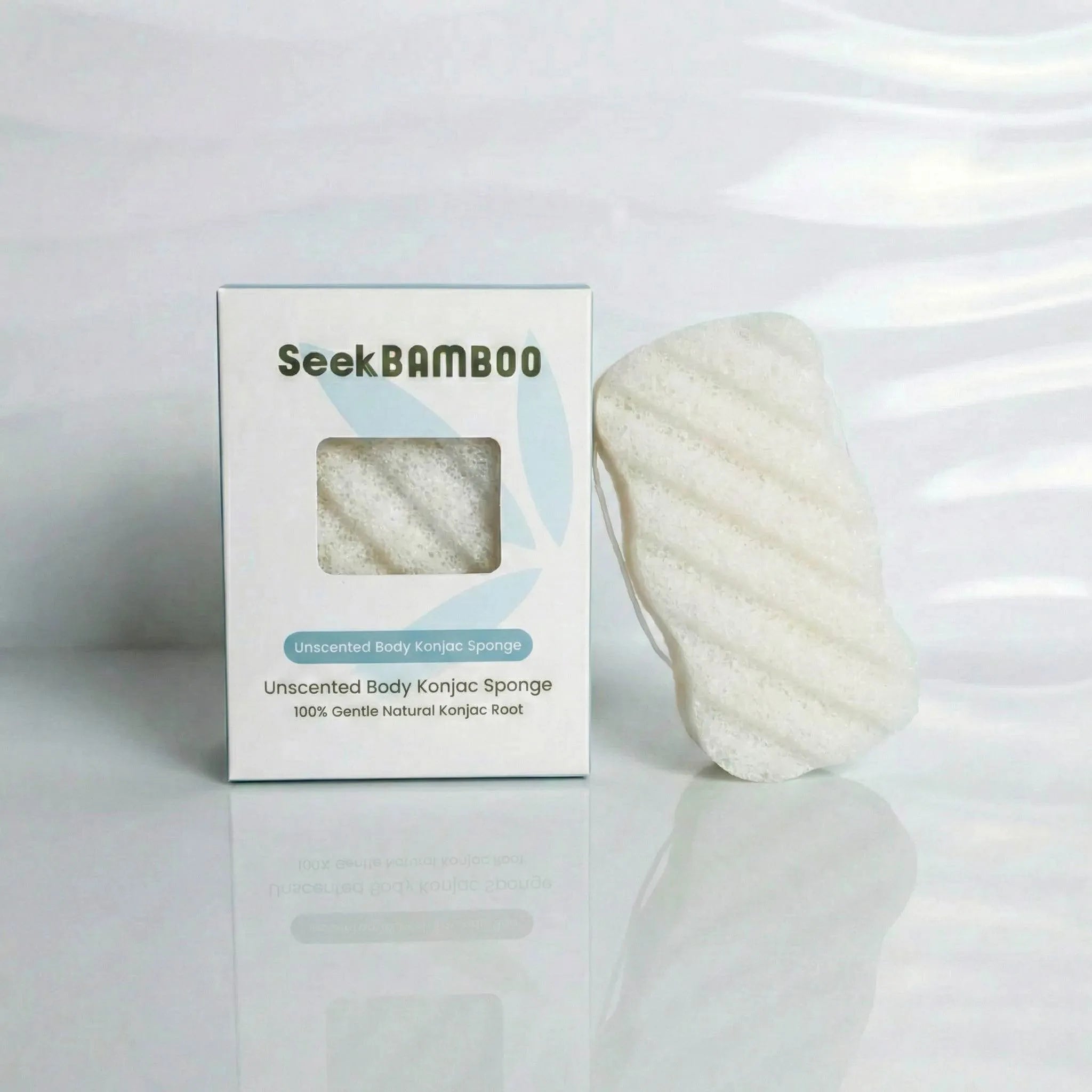 Unscented Konjac Body Sponge and Box