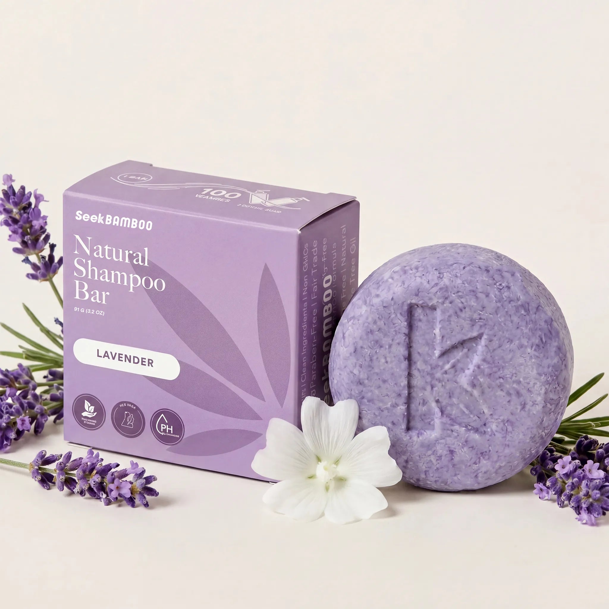 plant-based amino acid lavender shampoo