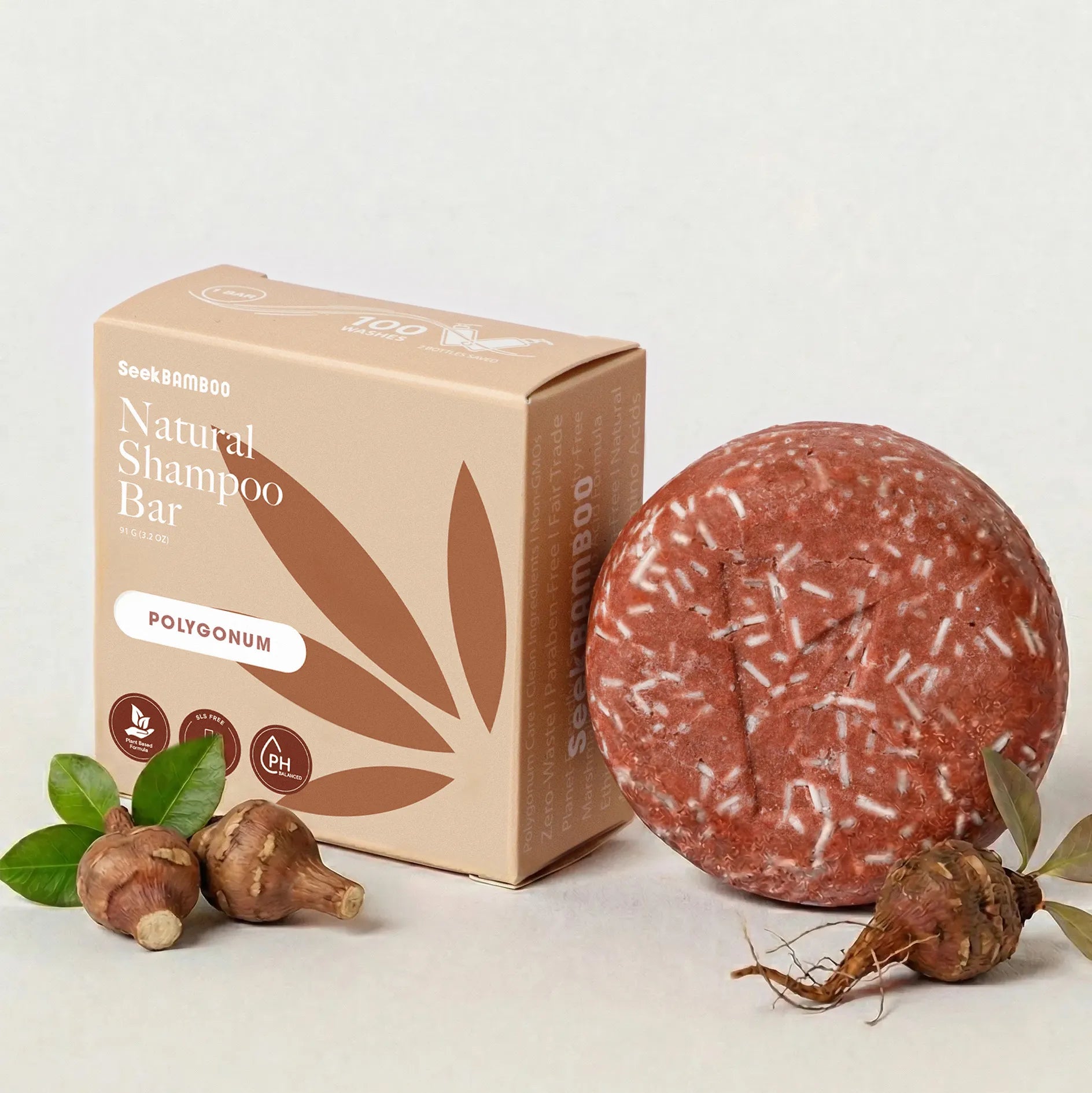 sls-free polygonum shampoo using amino acid formula
