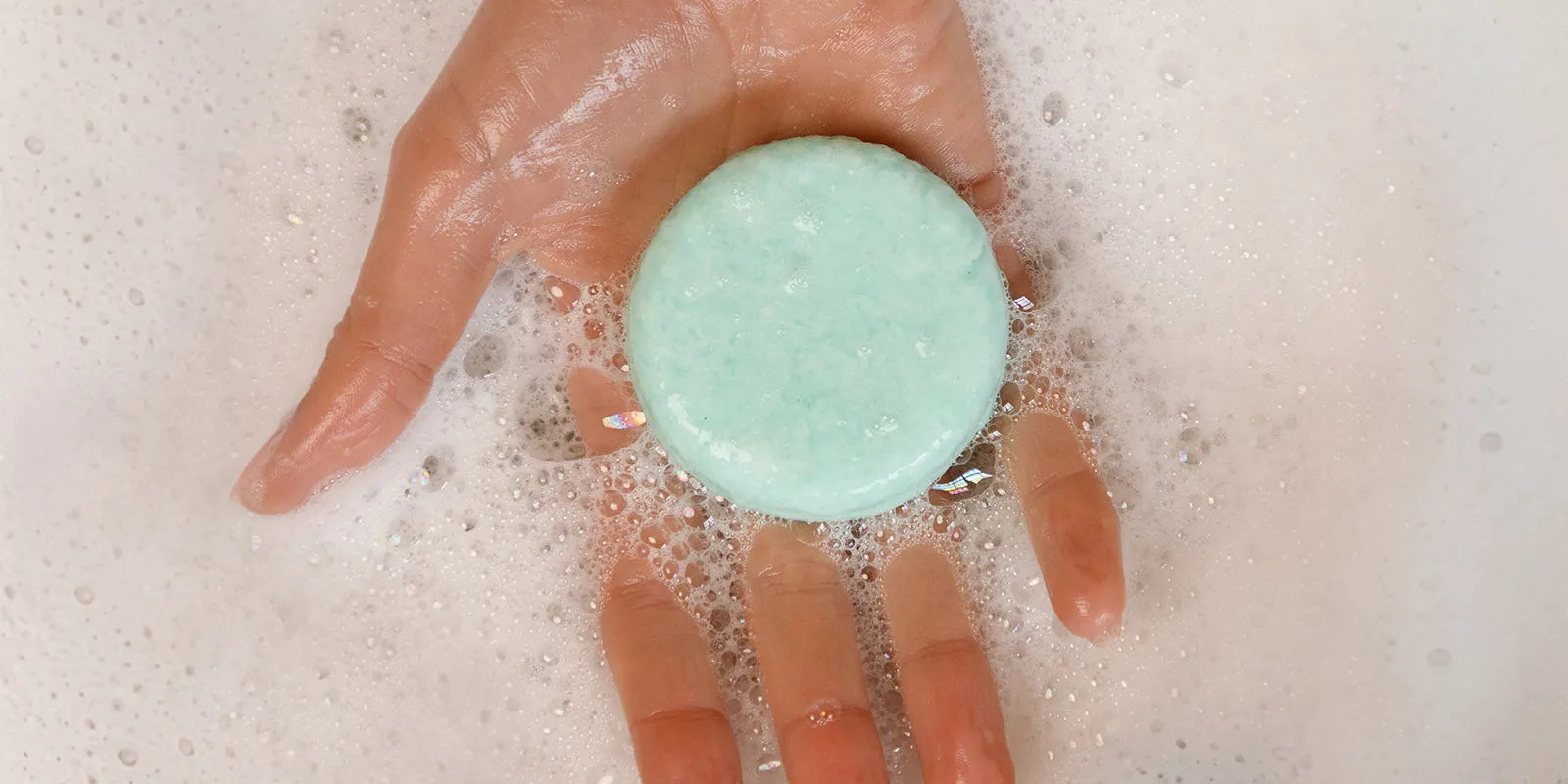 a natural shampoo bar as a transition photo to a section about shampoo ingredients to avoid