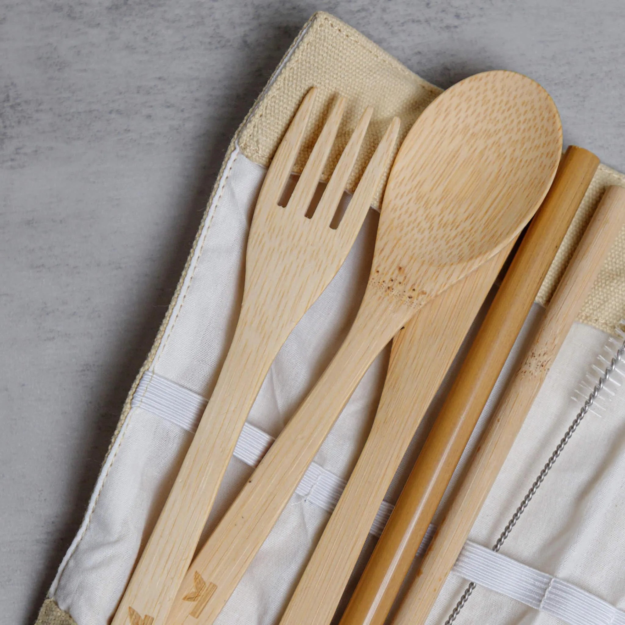 bamboo cutlery set - seek bamboo