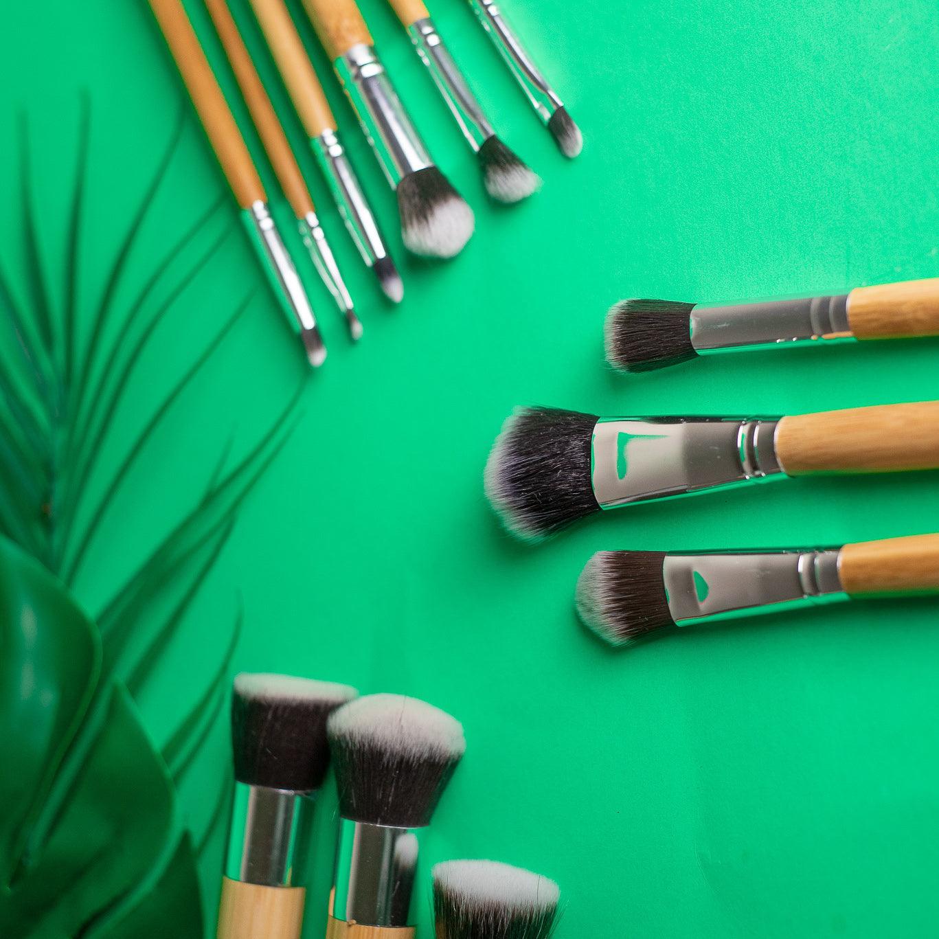 Bamboo Makeup Brush Set