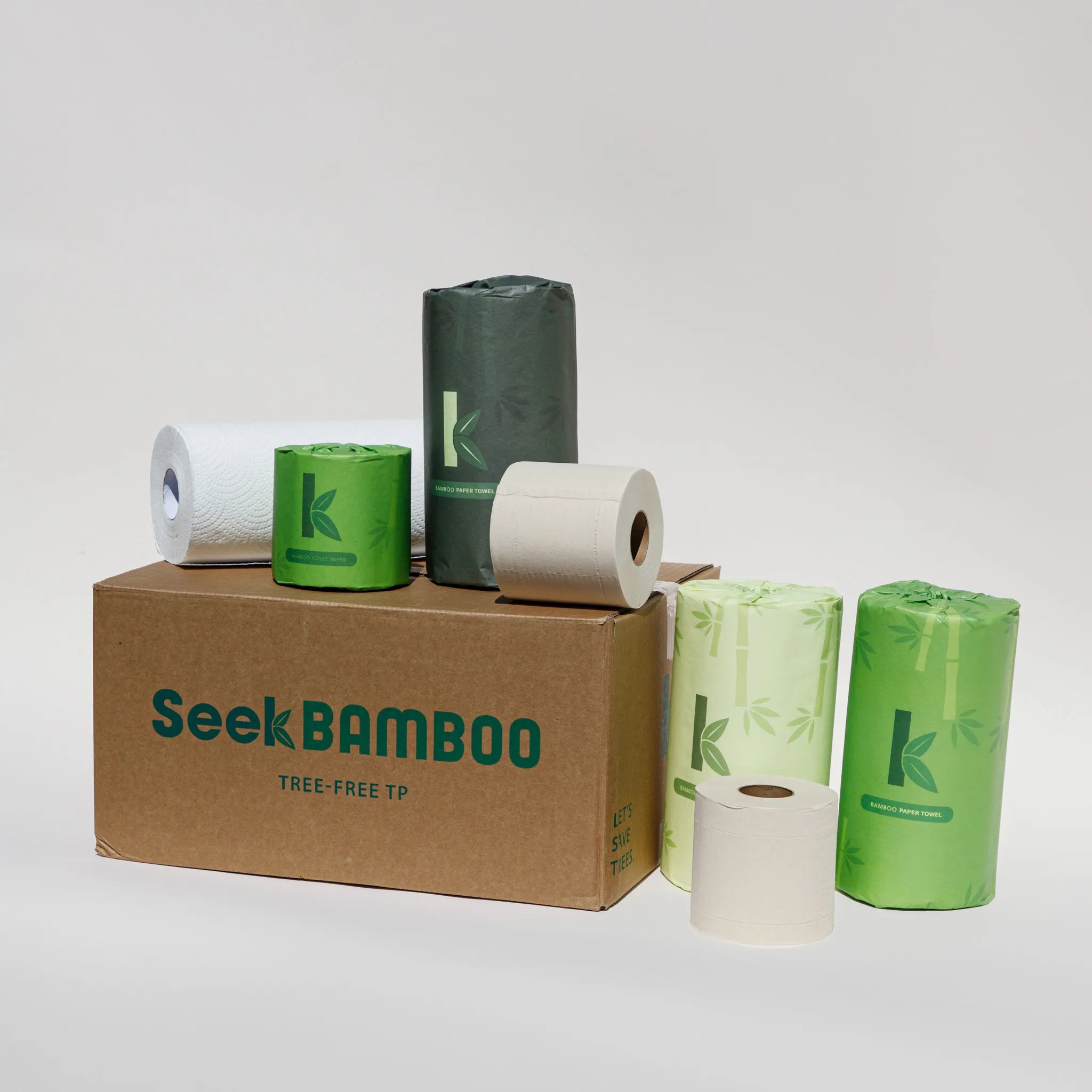 bamboo toilet paper and paper towels