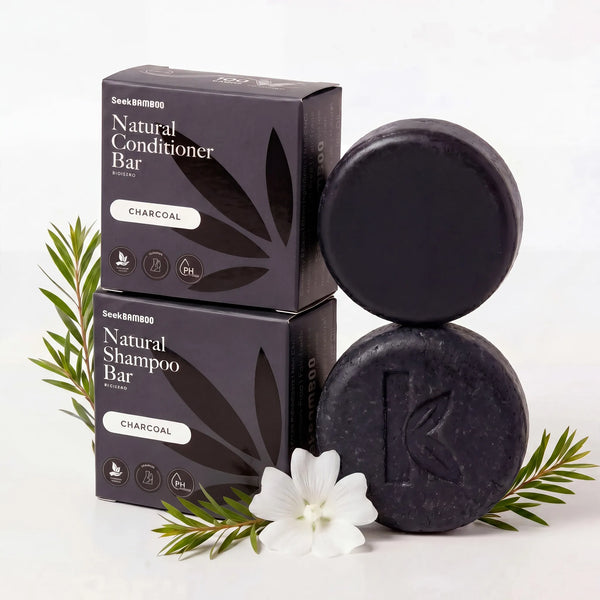 Charcoal Shampoo and Conditioner: Natural Hair Care | Zero-Waste