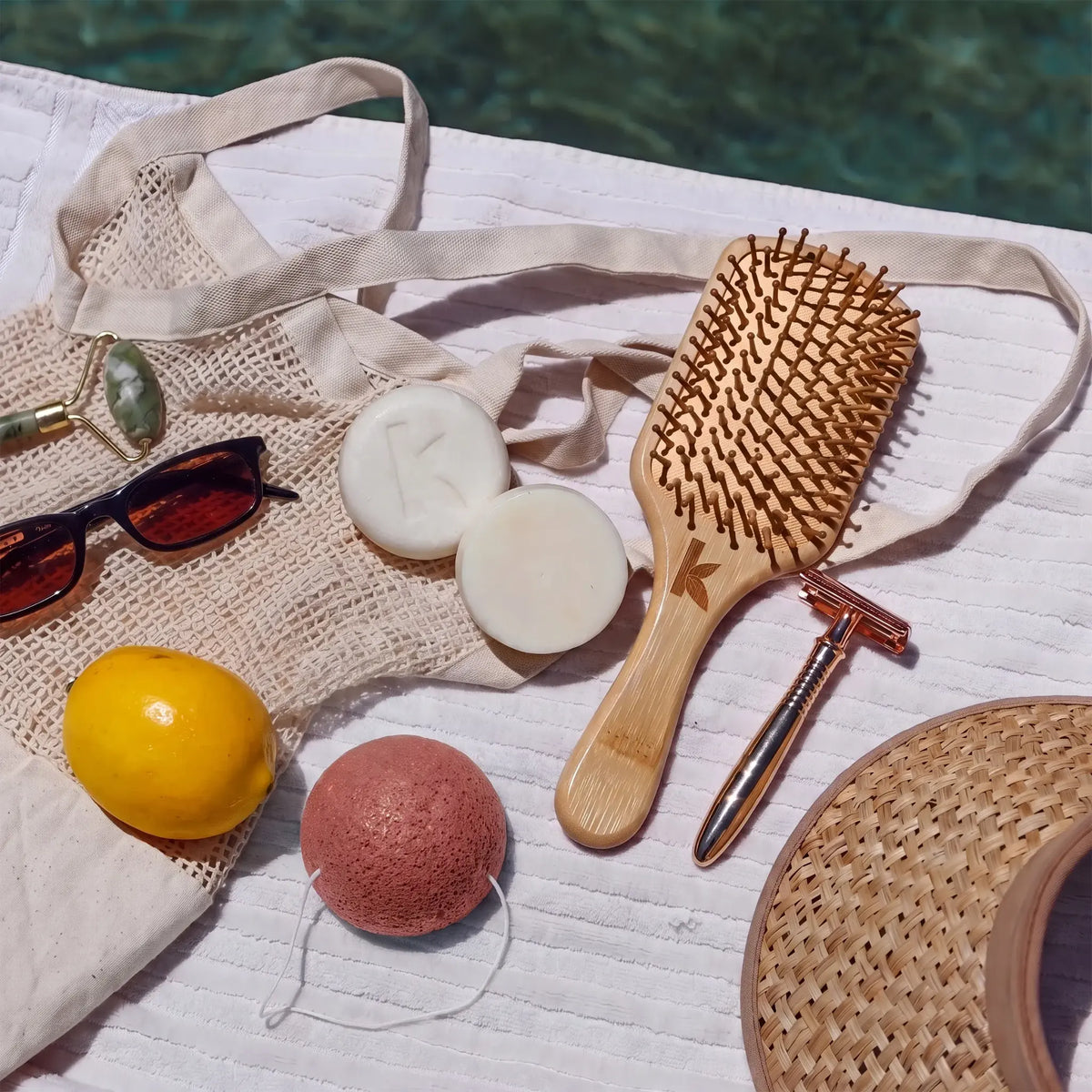 red clay konjac sponge