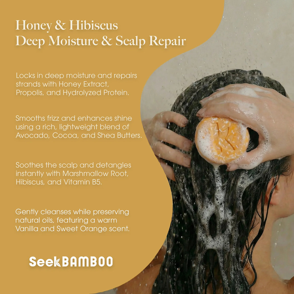 clarifying honey shampoo for curly hair
