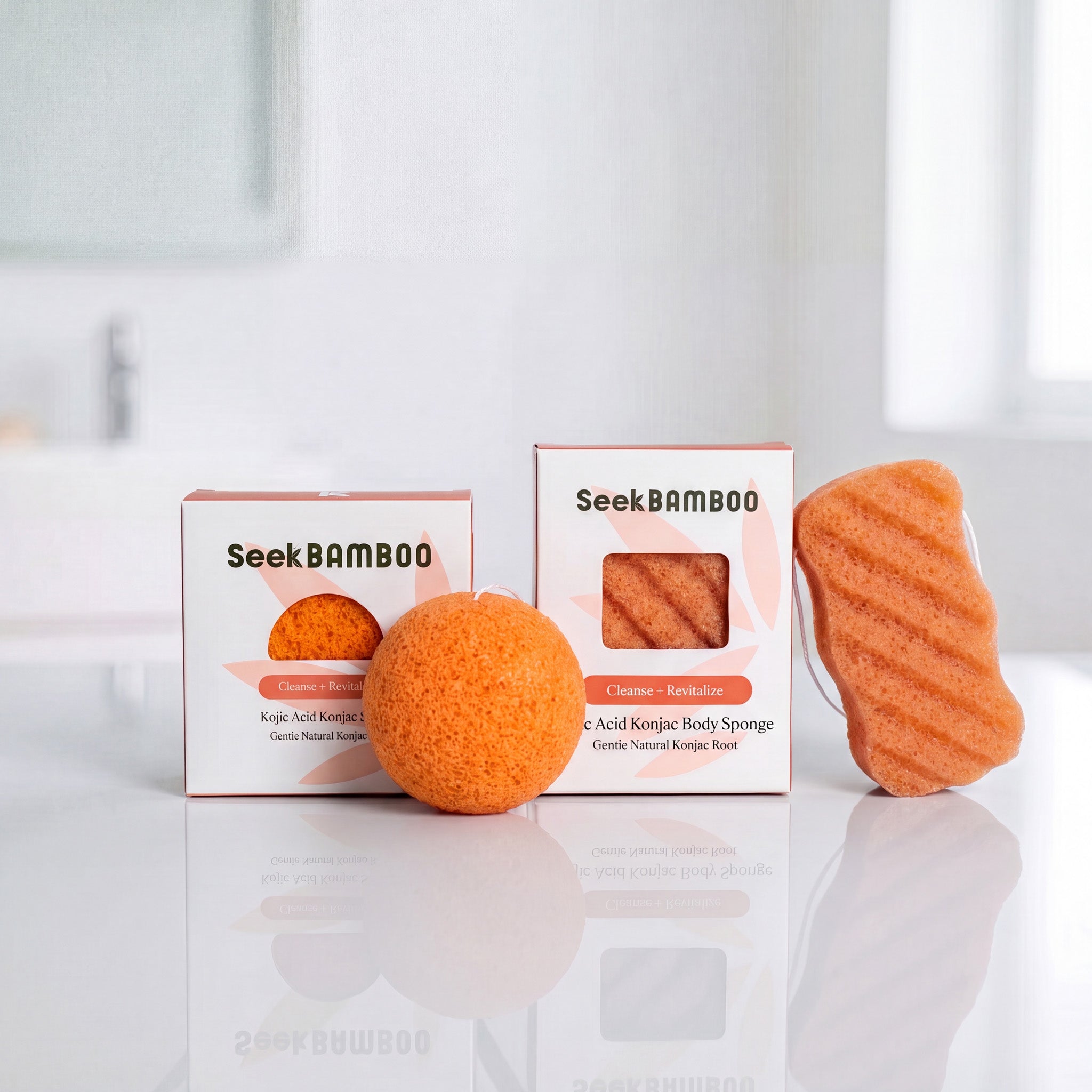 Kojic Acid Konjac Face and Body Sponge
