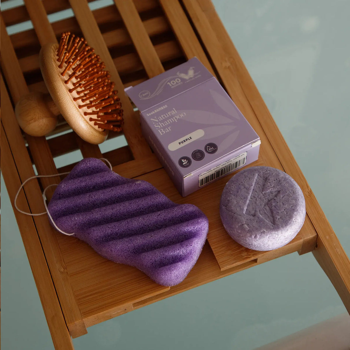 lavender konjac facial sponge