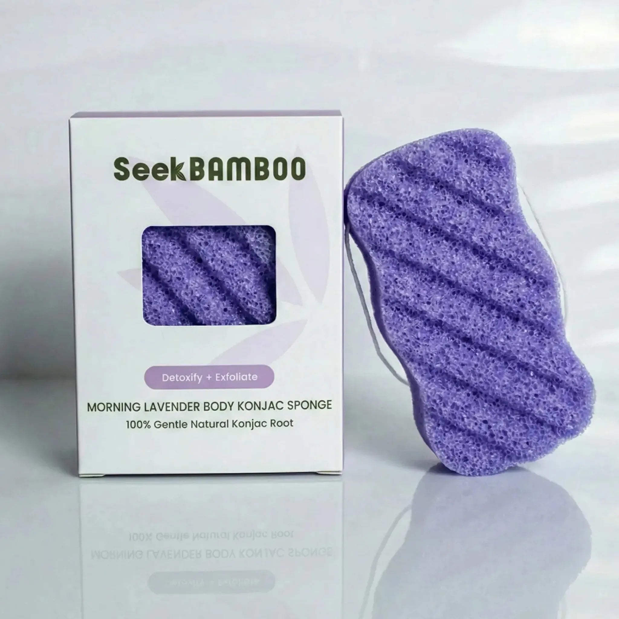 Lavender Konjac Body Sponge