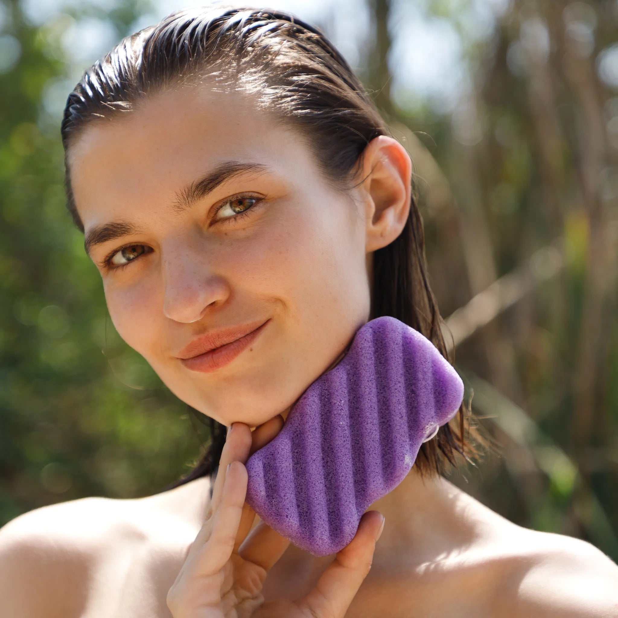 Lavender Konjac Body Sponge