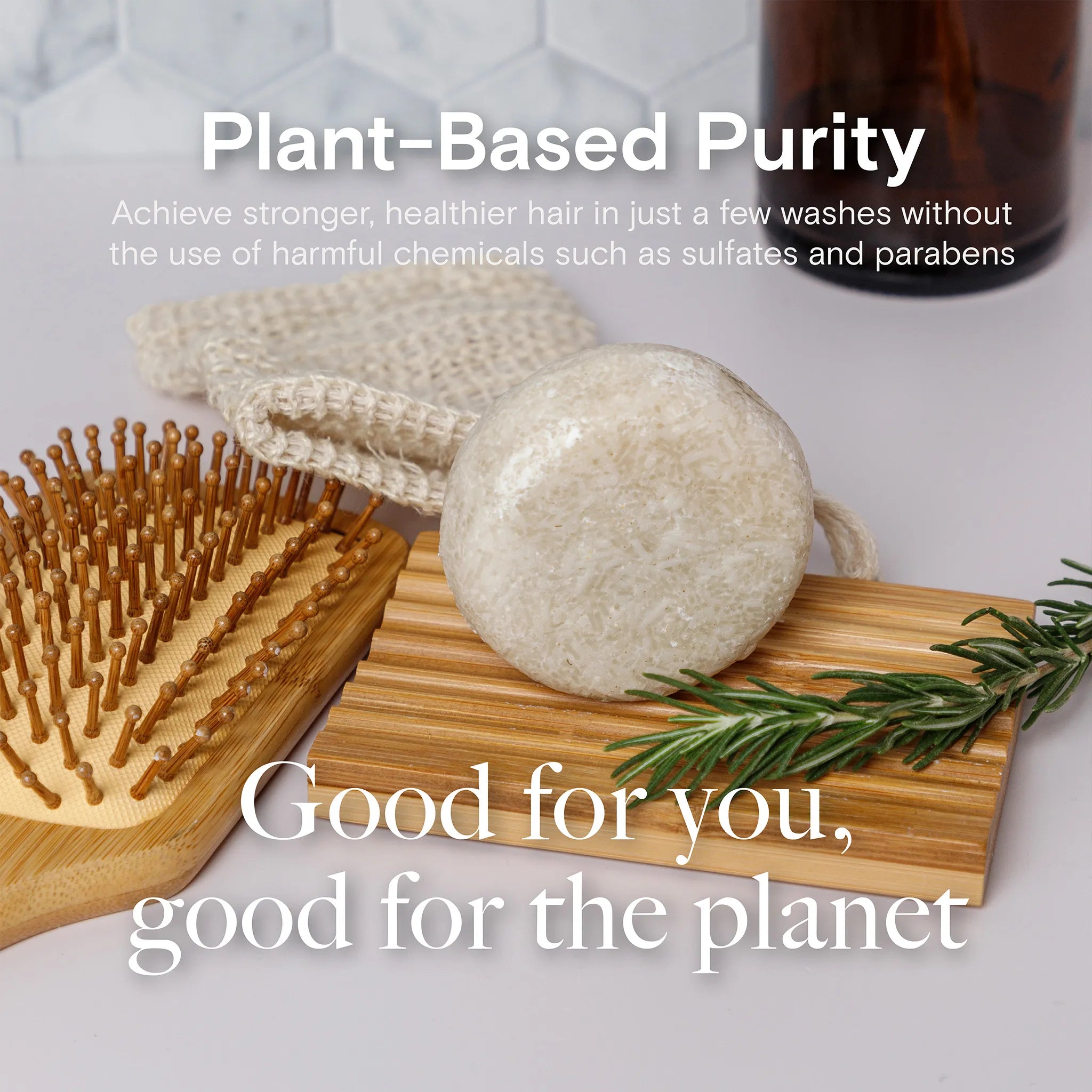 clarifying rosemary shampoo bar