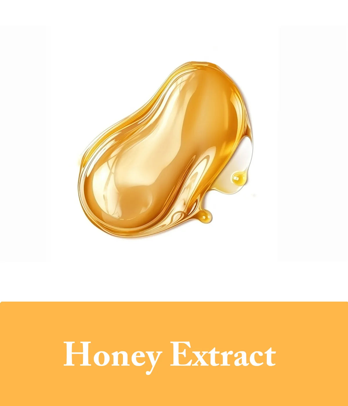 Close-up image of pure honey extract, a key natural ingredient in our honey shampoo for nourishing hair.