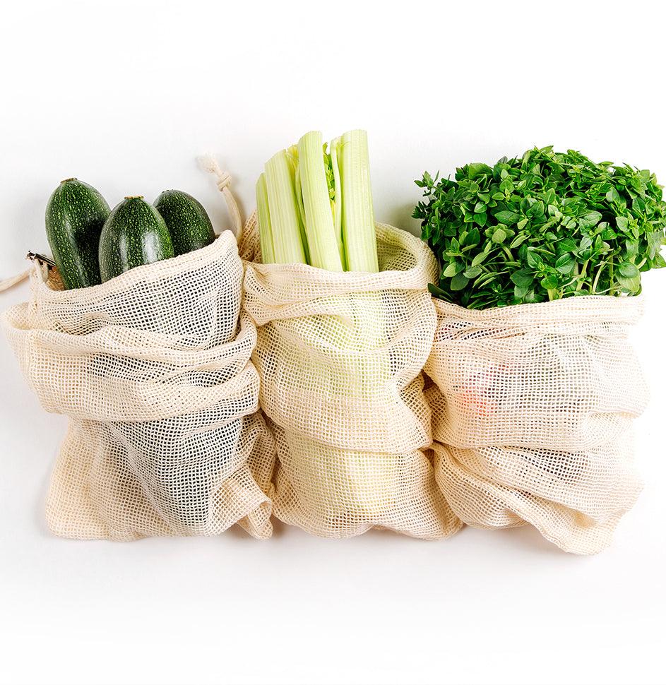 LivingBasics Premium Double Net Vegetable Bags For Fridge / Refrigerat –  LIVINGBASICS