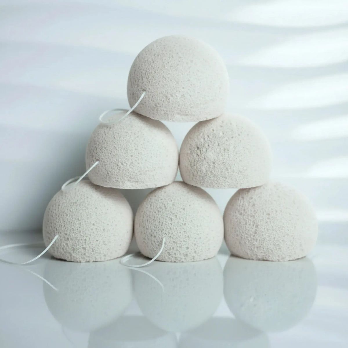 6 count unscented konjac sponges
