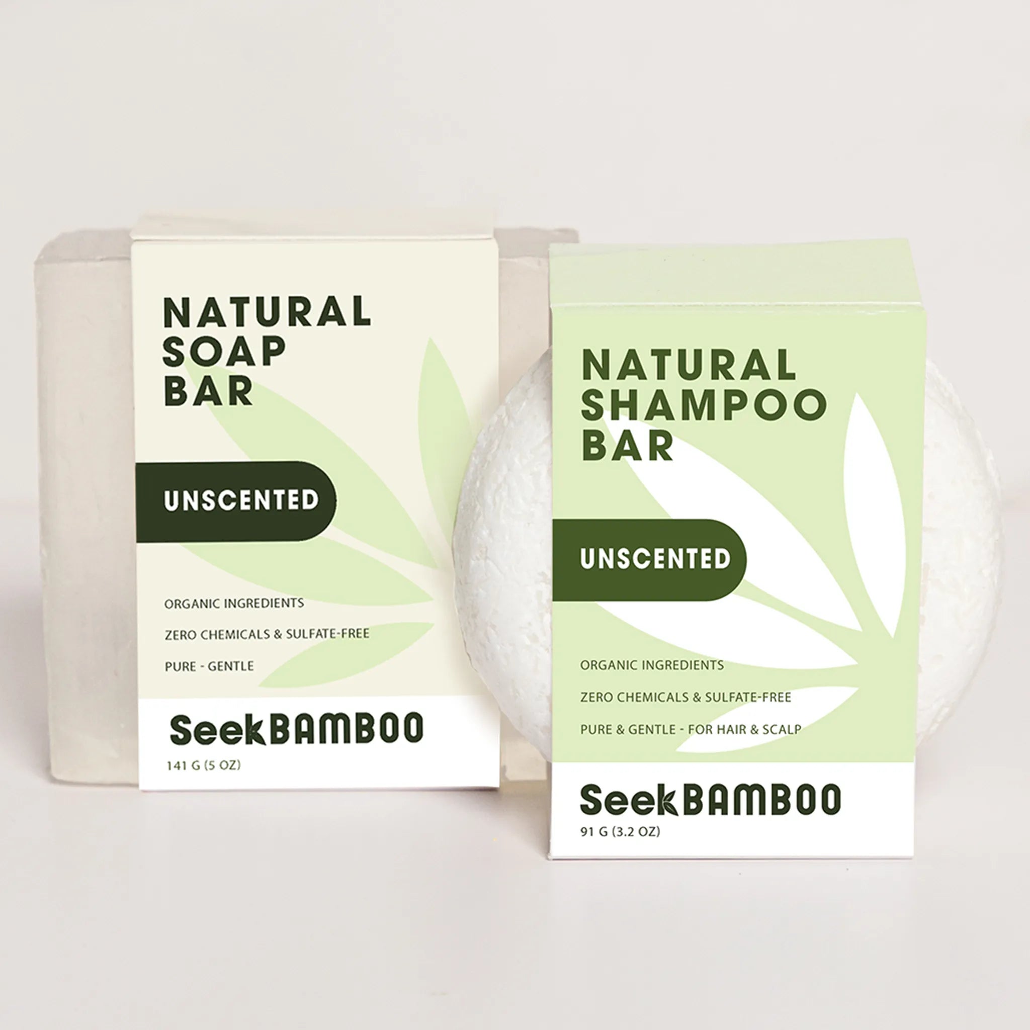 unscented shampoo and soaps